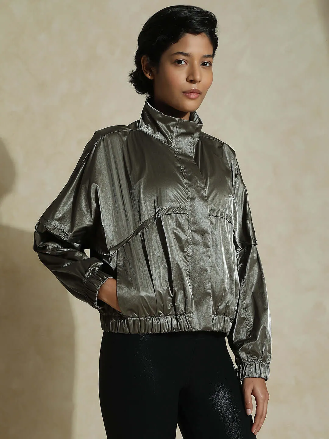 Metallic AeroTraq Runner Jacket