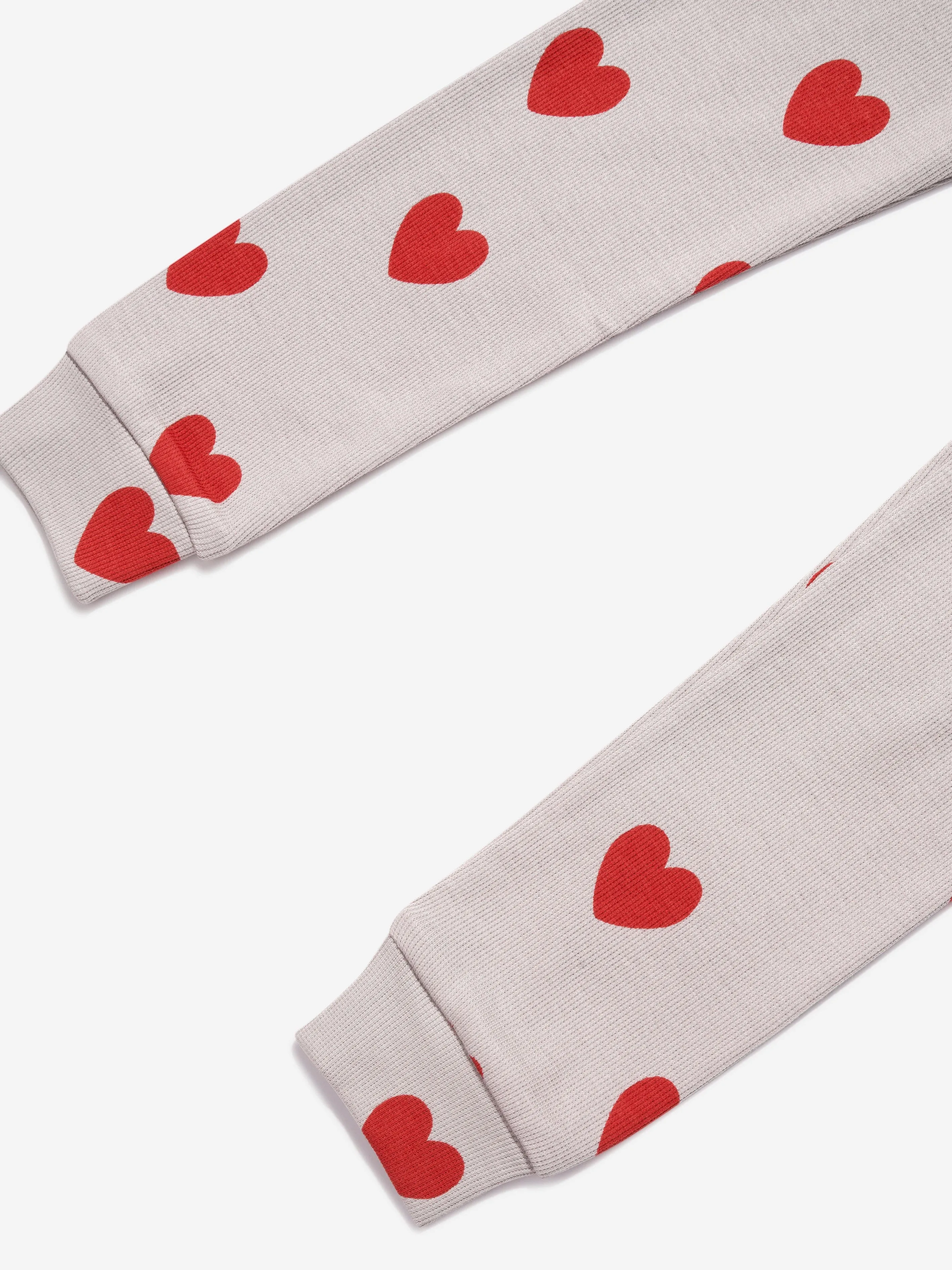 Mini Rodini Girls Hearts Leggings in White