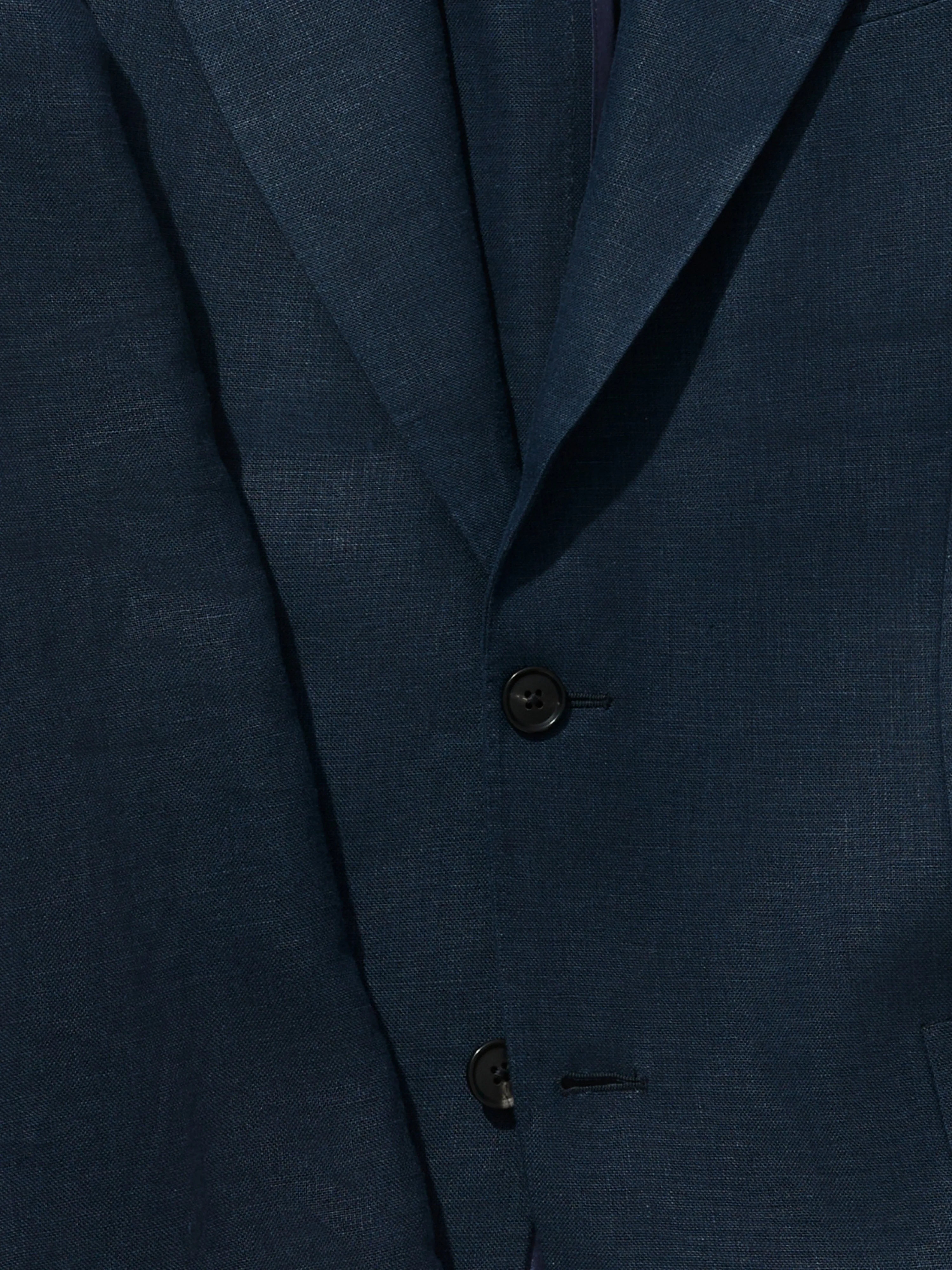 Navy Blue Linen Jacket (SB)