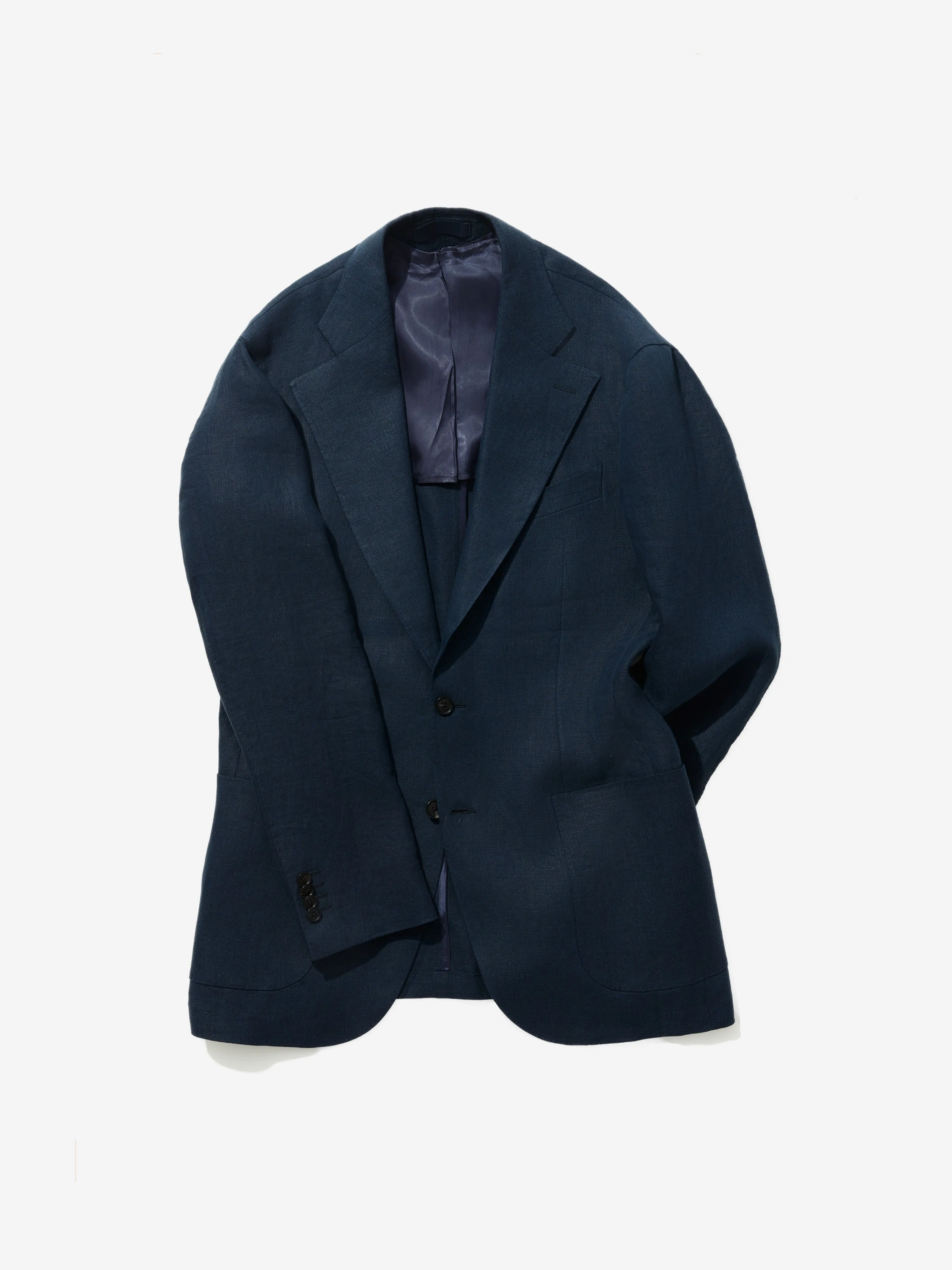 Navy Blue Linen Jacket (SB)