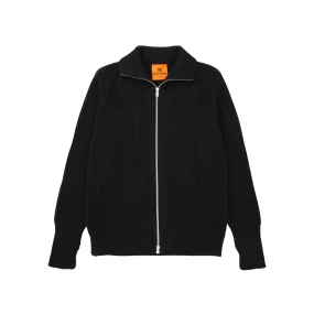 Navy Full-Zip Black