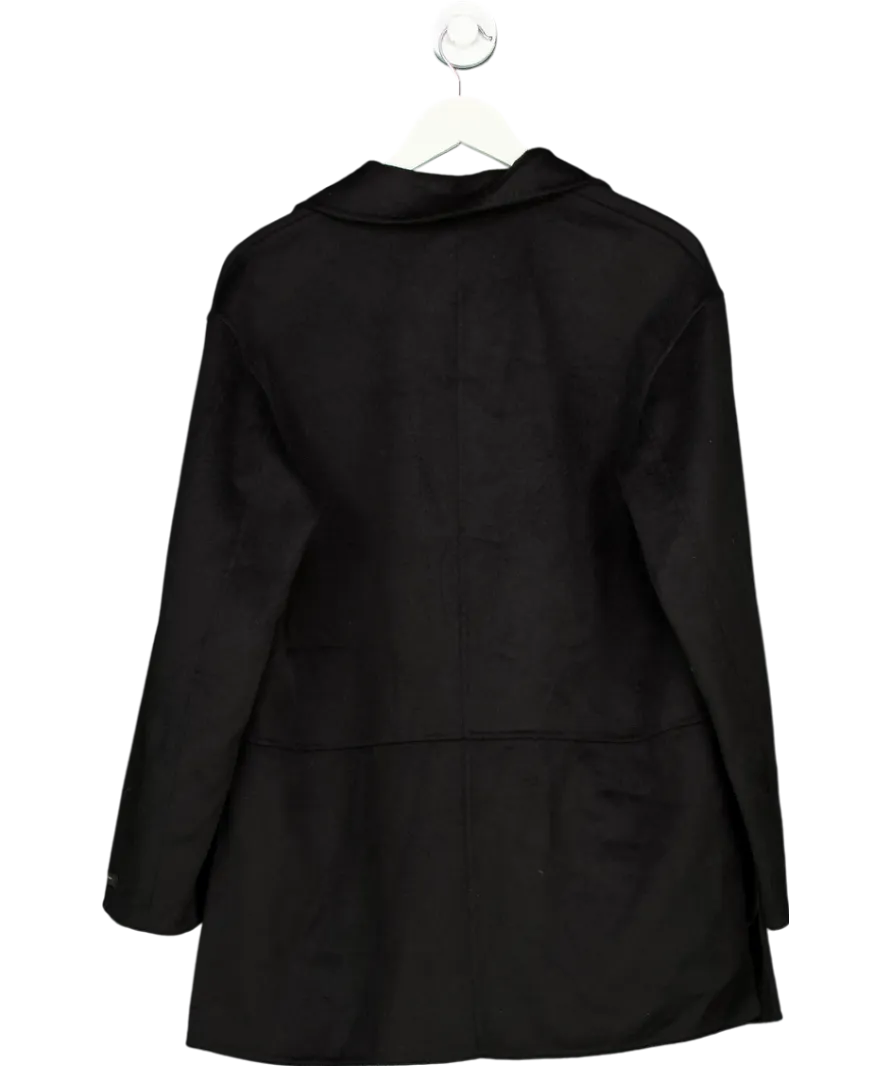 Next Black Handsewn Wool Blend Blazer Coat UK XS