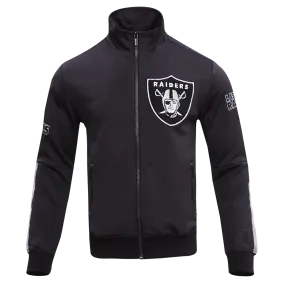 NFL OAKLAND RAIDERS CLASSIC MEN'S DK TRACK JACKET (BLACK)