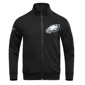 NFL PHILADELPHIA EAGLES PRO TEAM MEN'S TRACK JACKET (BLACK)