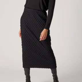 Pocket Jersey Tube Skirt - Black