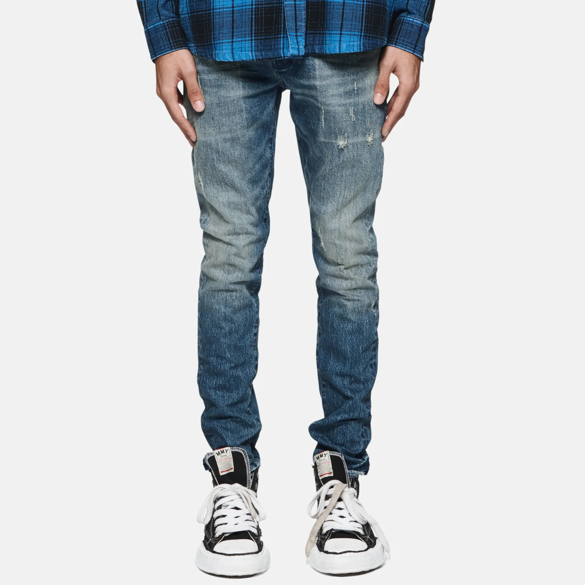 Purple Brand Western Blue Mid Indigo Jeans