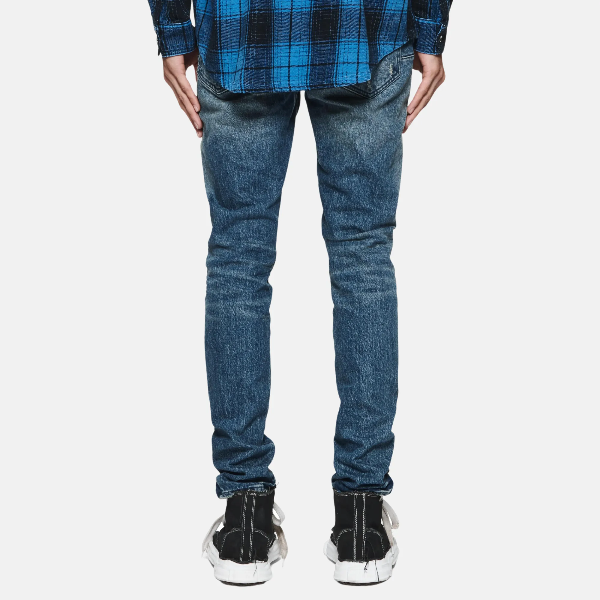 Purple Brand Western Blue Mid Indigo Jeans