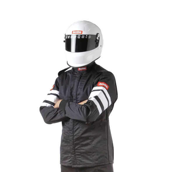 RaceQuip Multi Layer Fire Suit Jacket - Black - Large - 121005