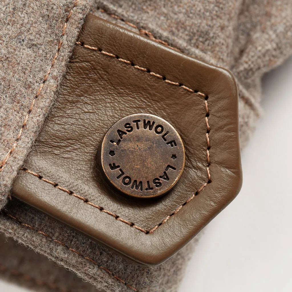 RAINIER MOTO WOOL JACKET - SAND