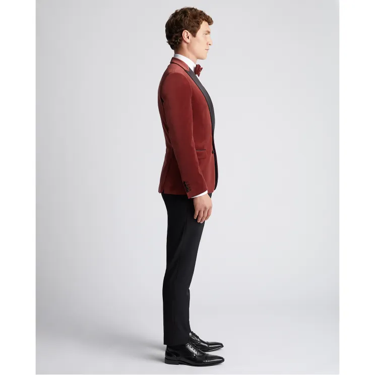 Remus Uomo Monti Velvet Slim Fit Jacket Red 11850