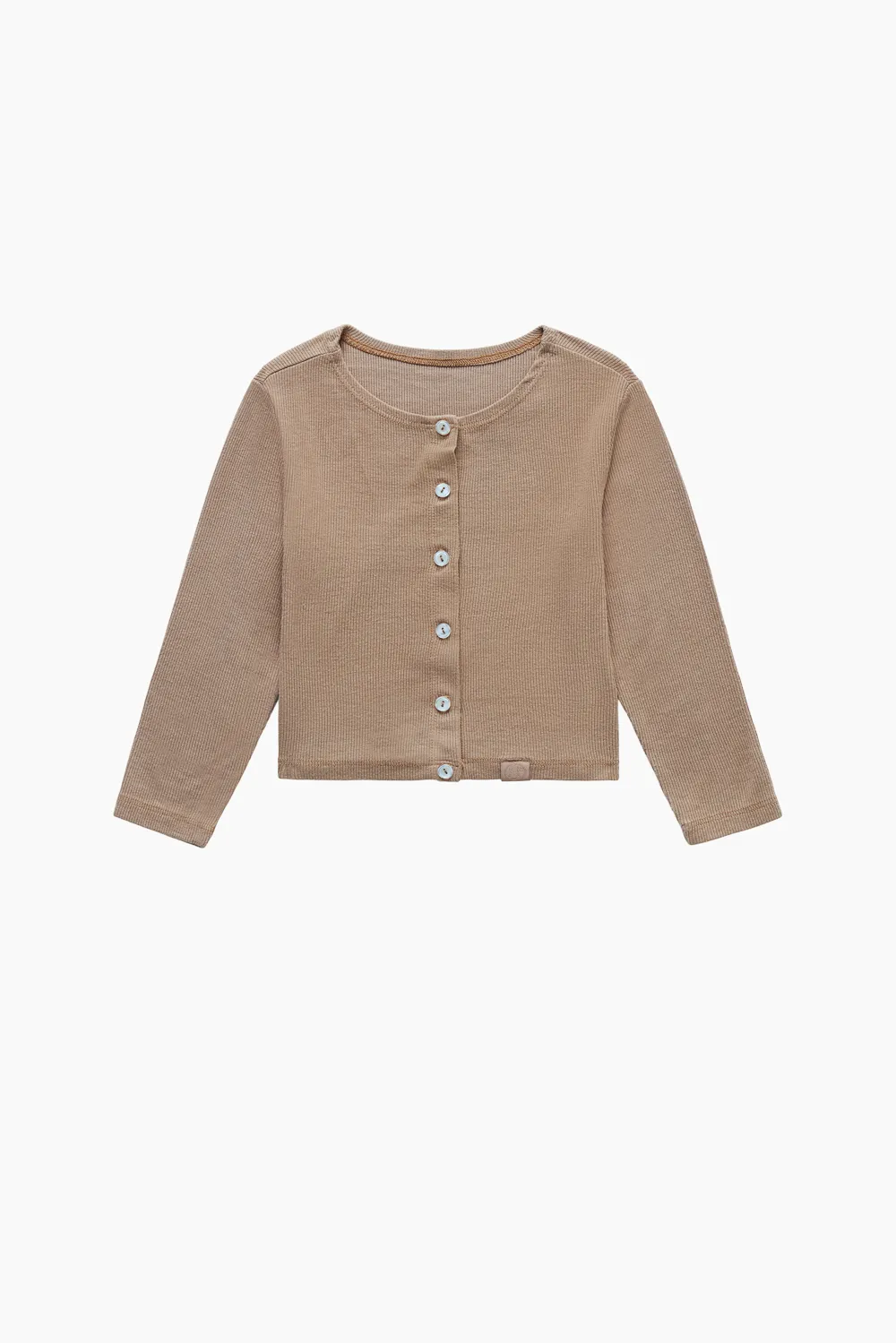 RIBBED MODAL KIDS CARDIGAN SET - MAPLE