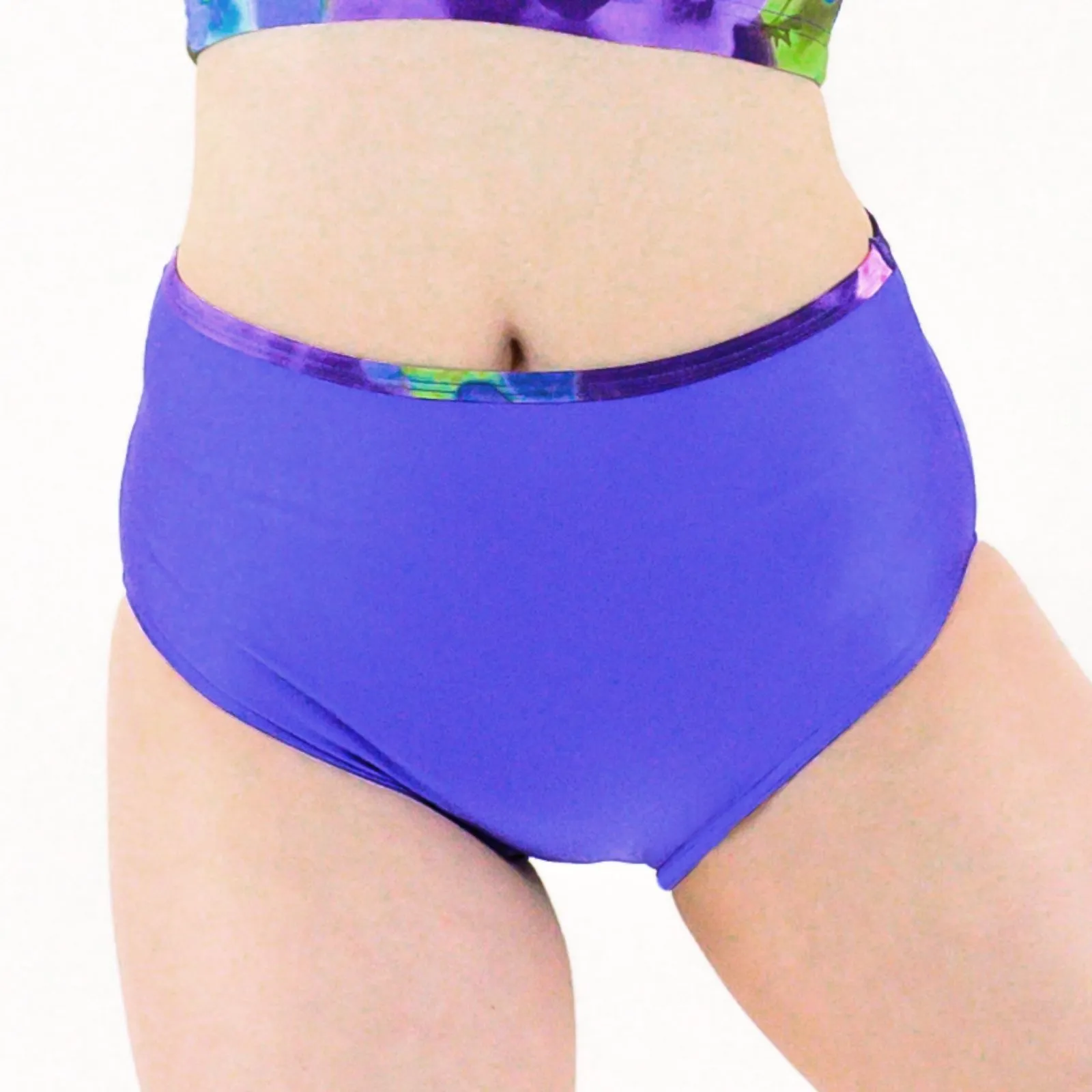 SALE - SAMPLE VIOLET - HIGH WAIST DANCE PANTS