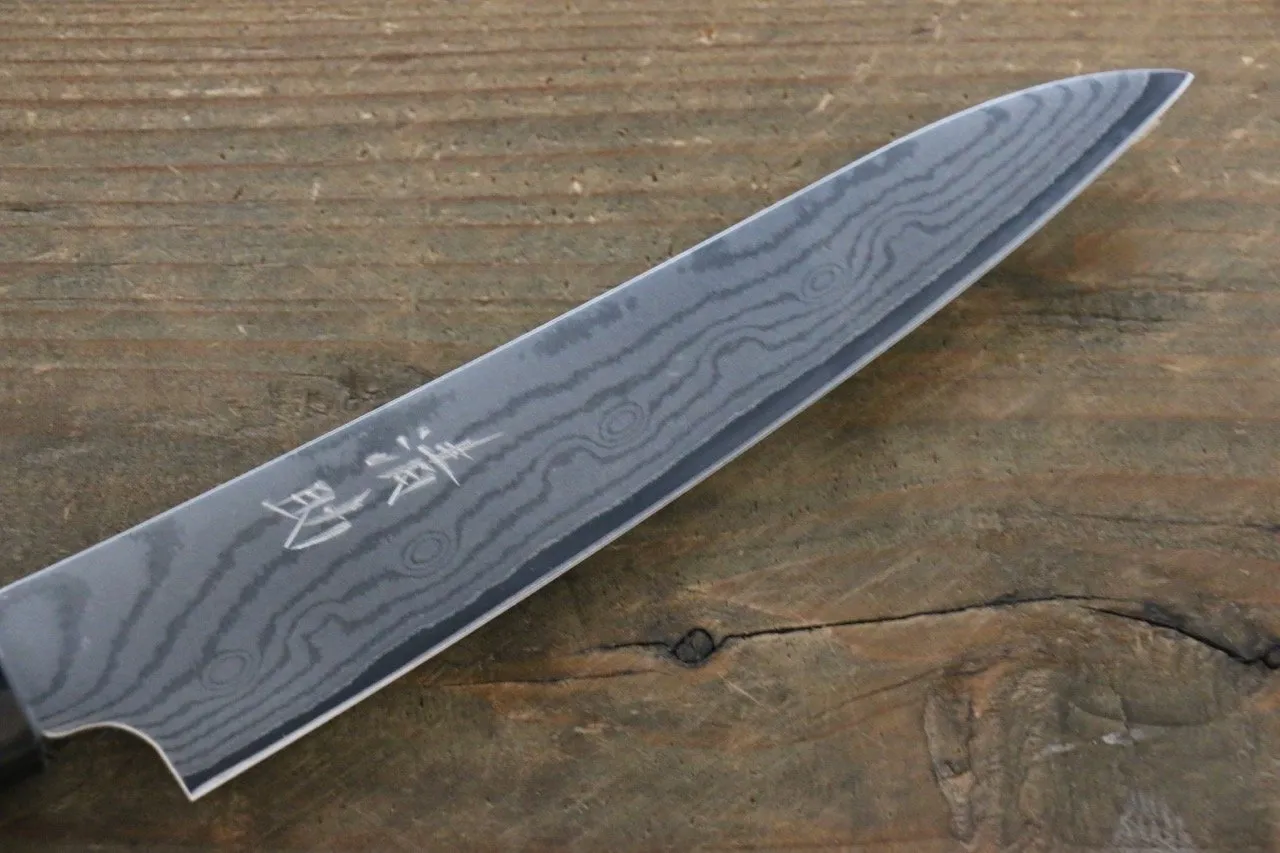 Seisuke VG10 37 Layer Damascus Petty-Utility 130mm Shitan Handle