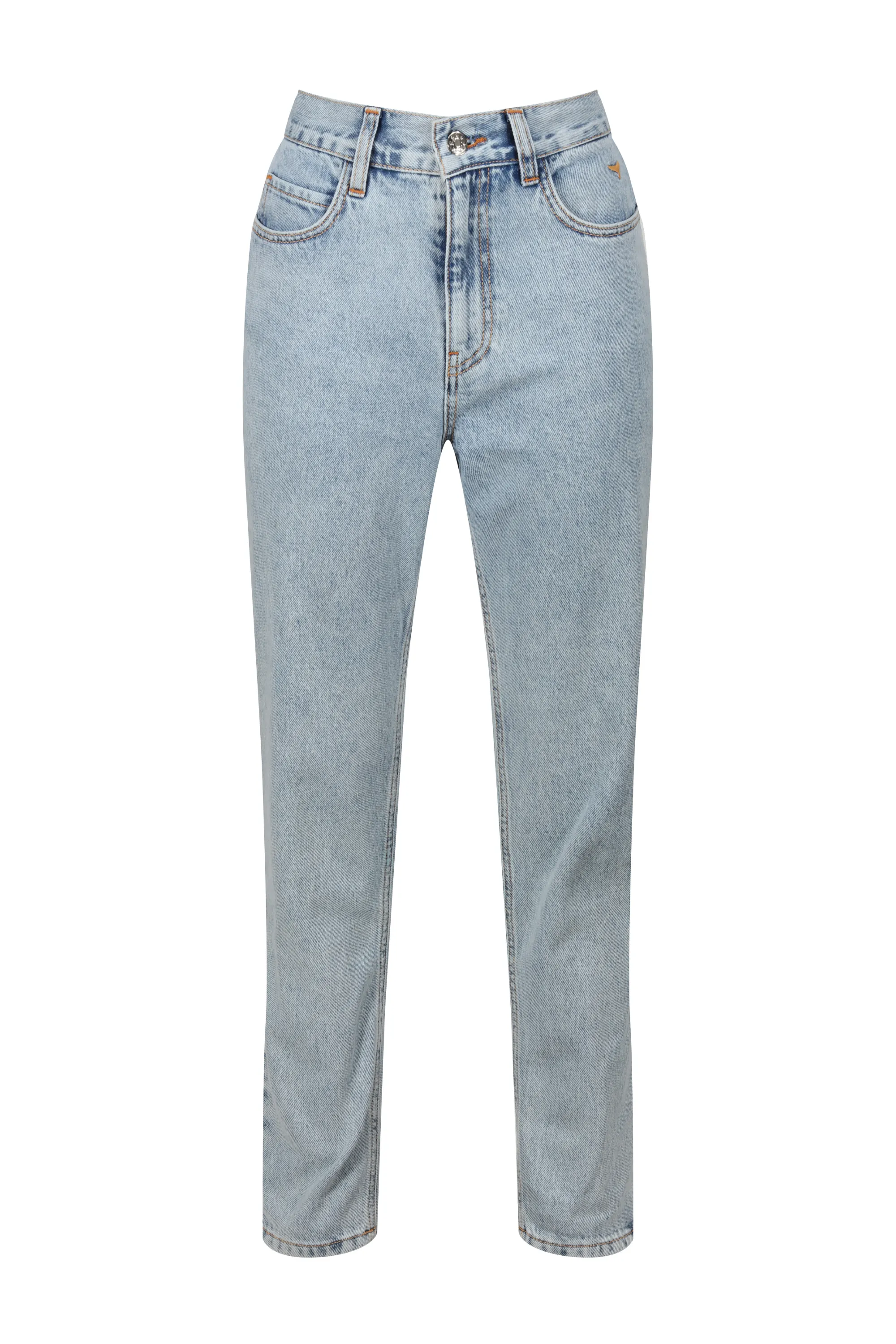 Signature Denim Mom Jeans - Light Blue