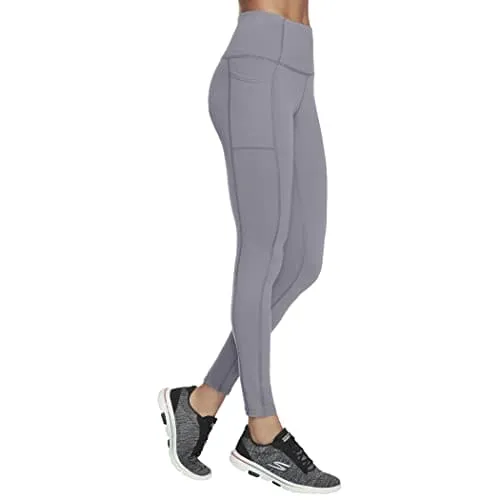 Skechers Women's GO Walk High Waisted Legging, Pewter