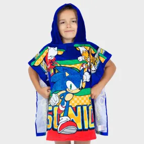 Sonic The Hedgehog Towel Poncho