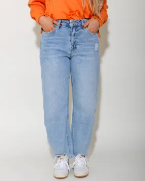 Super High Rise Barrel Jeans