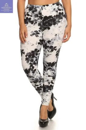 Super Soft Floral Graphic Printed Leggings