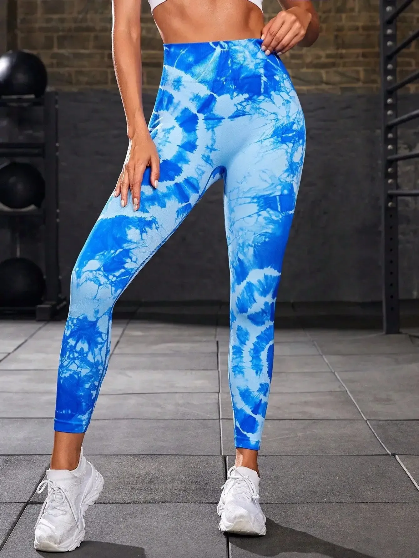 Tie-Dye Seamless High-Waist Leggings, Sculpt & Style | FlexDye