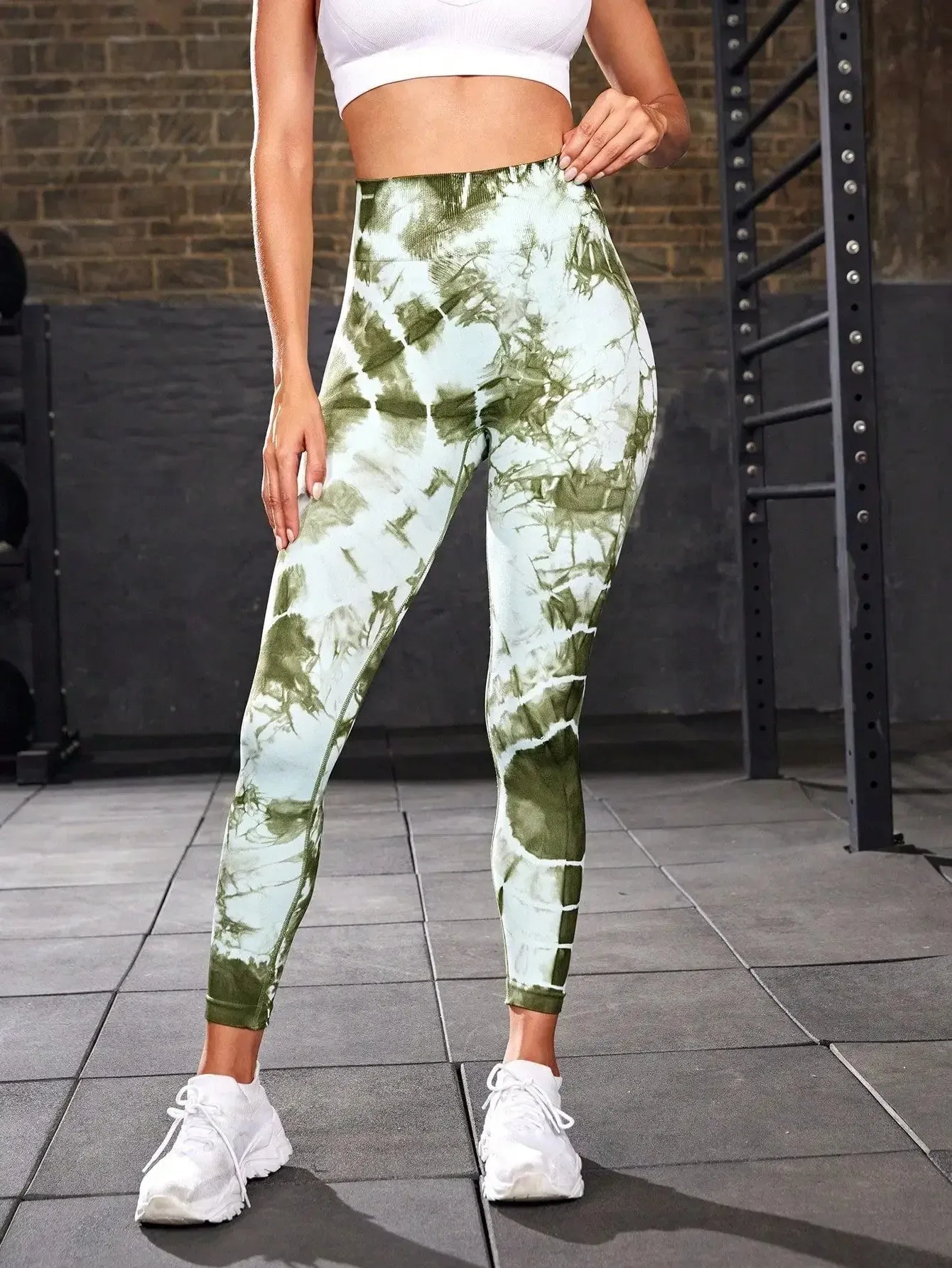 Tie-Dye Seamless High-Waist Leggings, Sculpt & Style | FlexDye