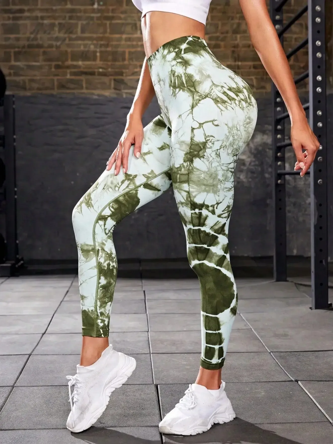 Tie-Dye Seamless High-Waist Leggings, Sculpt & Style | FlexDye