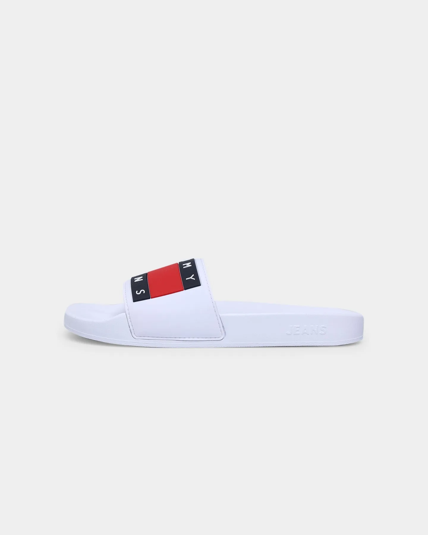 Tommy Jeans Women's Flag Pool Slide Twilight White