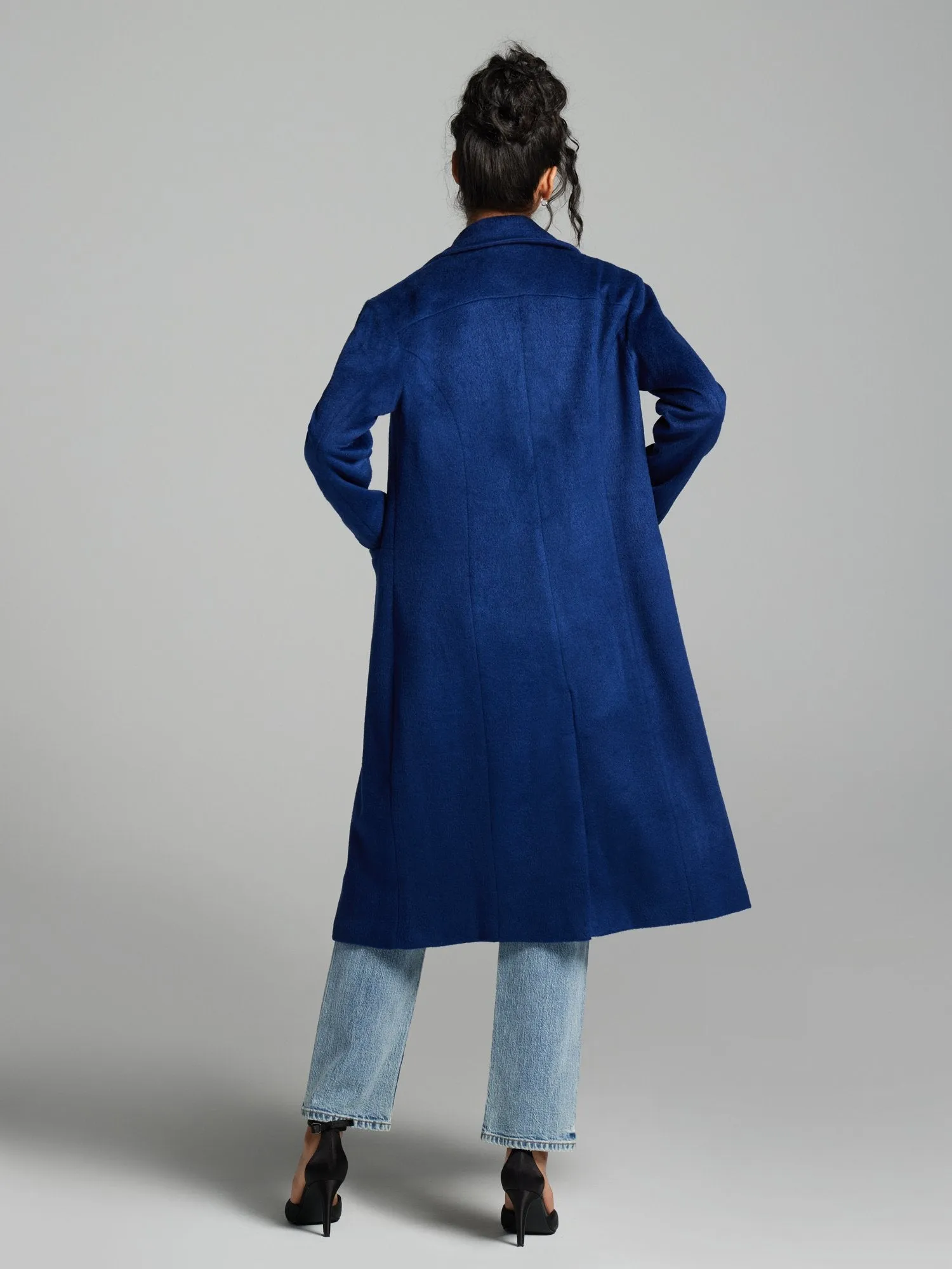 Triana Double-Breasted Wool-Blend Coat