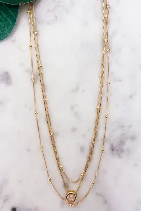 Two-Layer Gold Necklace