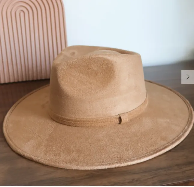 Vegan Suede Rancher Hat