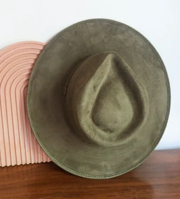 Vegan Suede Rancher Hat