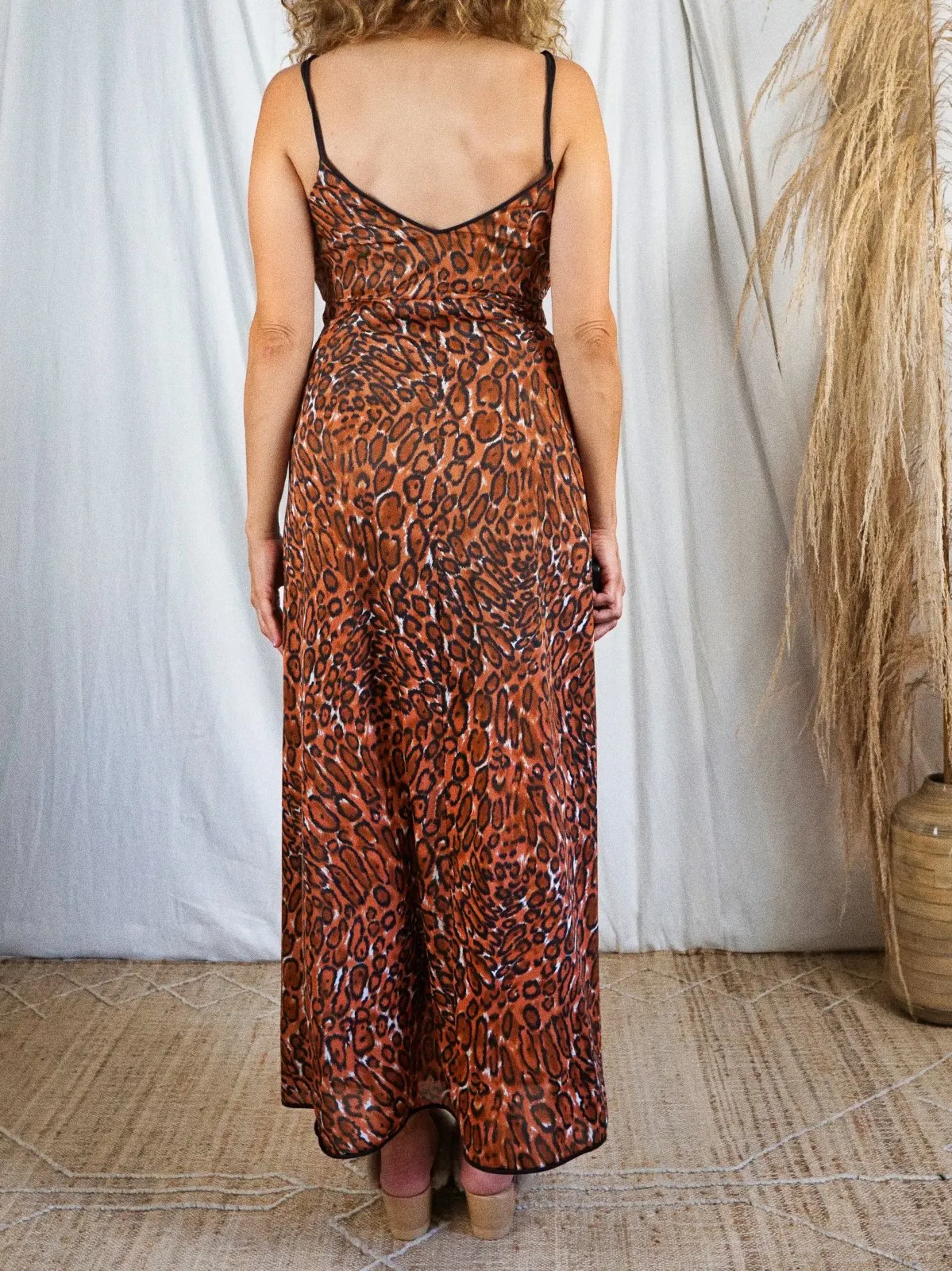 Vintage Leopard Long Nightgown