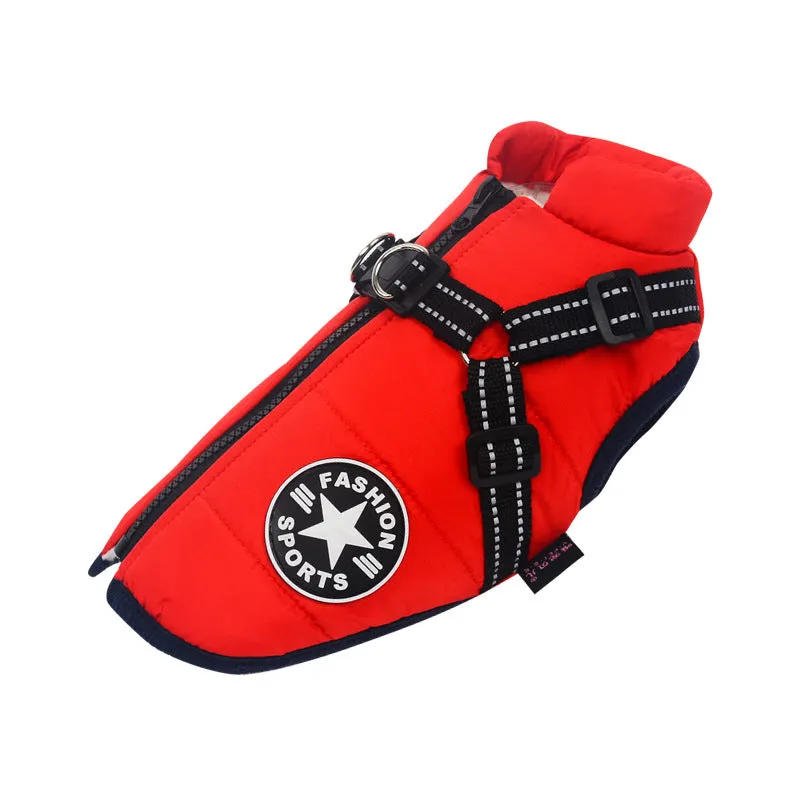 Waterproof Dog Harness Jacket