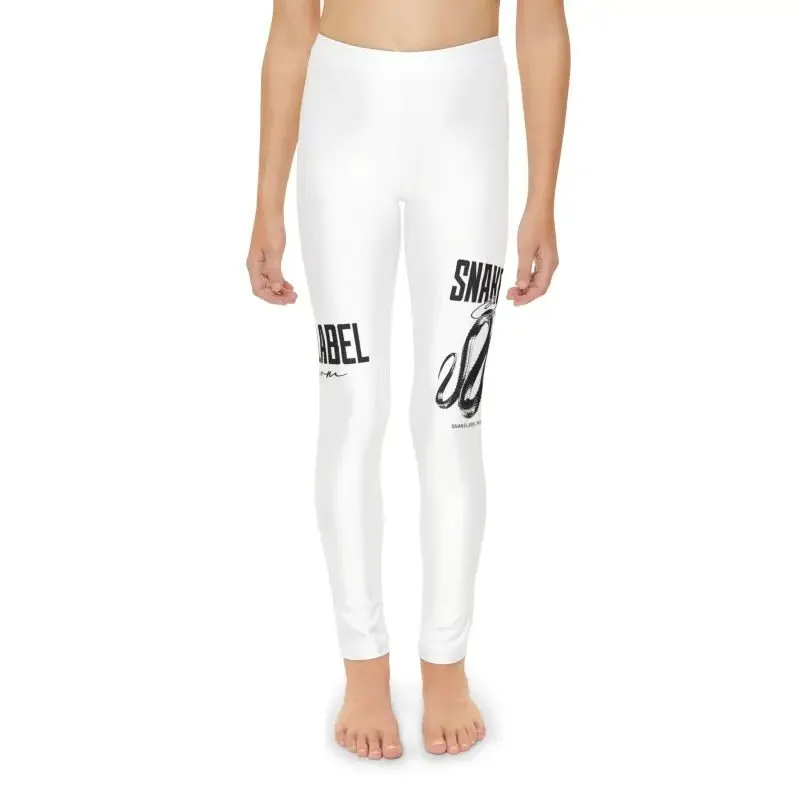 YOUTH Full-Length Leggings | Activewear for Kids, 82% Polyester & 18% Spandex Blend, USA-Made